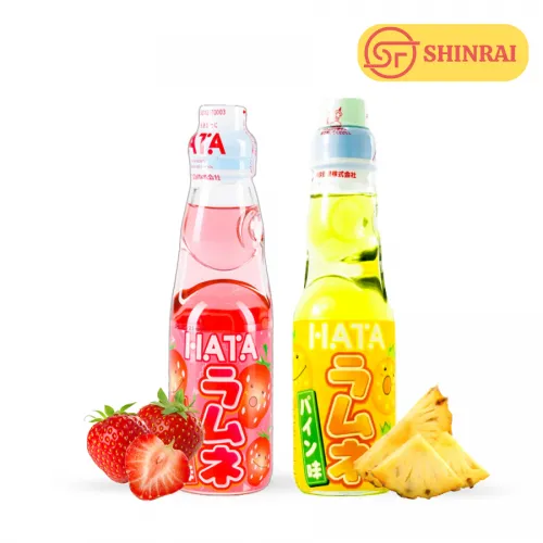 Nước soda Ramune Hata 200ml - Nước ngọt Nhật Bản sủi bọt độc đáo